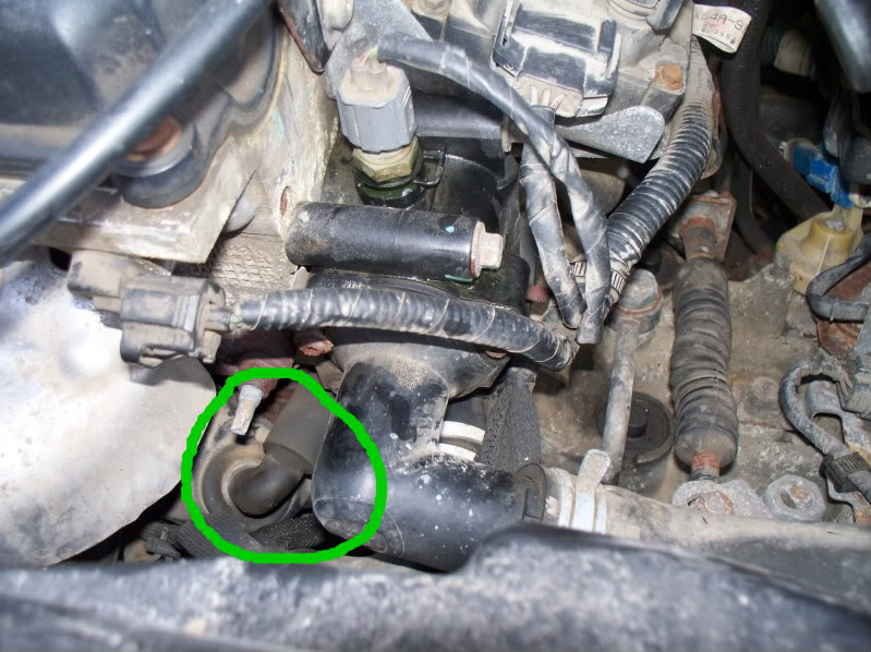 1999 ford escort pcv valve location