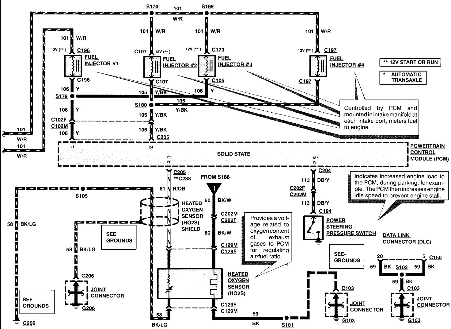 Ford O2 Sensor Wiring